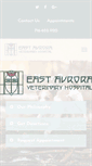Mobile Screenshot of eastauroraveterinaryhospital.com